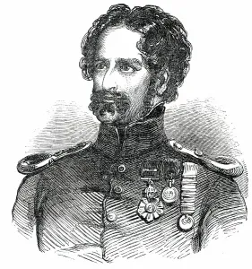 Col. Chatterton, M.P. for Cork, 1850. Creator: Unknown