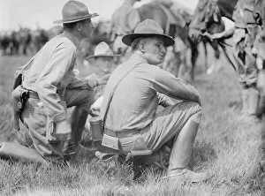 Stirrups Prints: Col. G.A. Wingate, 1913. Creator: Bain News Service
