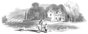 Charles Edward Prints: Col. Gardiners house, and field of Prestonpans, 1845. Creator: Unknown