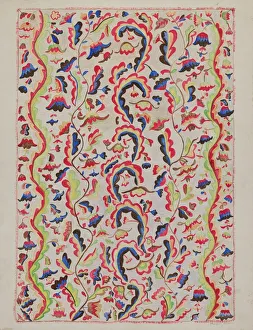 Colcha, c. 1937. Creator: Marjery Parish