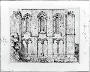Billings Prints: Coldingham Priory, Berwick, 1848-1852. Creator: Robert William Billings