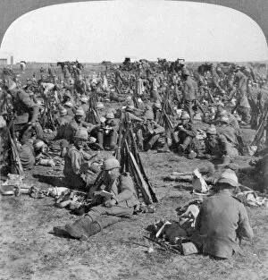 Boer War Collection: The Coldstream Company on the great Transvaal campaign, South Africa, Boer War, 1900