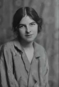 Centre Parting Prints: Coleman, C. Miss, portrait photograph, 1915 Feb. 26. Creator: Arnold Genthe