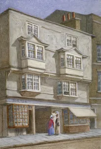 Coleman Street, City of London, 1868. Artist