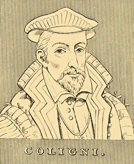 Advisor Prints: Coligni, (1519-1572), 1830. Creator: Unknown