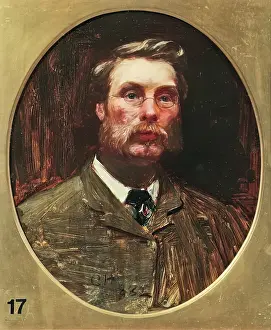 Portraits Prints: Colin Hunter, Self Portrait, 1882. Creator: Colin Hunter