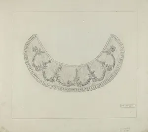 Famularo Marie Prints: Collar, c. 1937. Creator: Marie Famularo