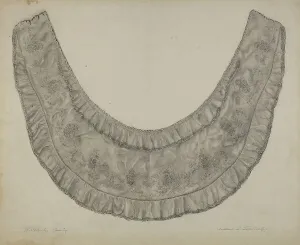Andrew Topolosky Prints: Collar, c. 1938. Creator: Andrew Topolosky