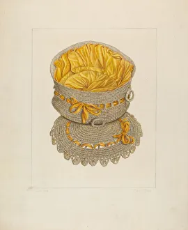 Lining Prints: Collar & Cuff Box, 1935 / 1942. Creator: Frank J Mace