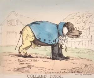 Pork Prints: Collar d Pork, July 25, 1800. July 25, 1800. Creator: Thomas Rowlandson