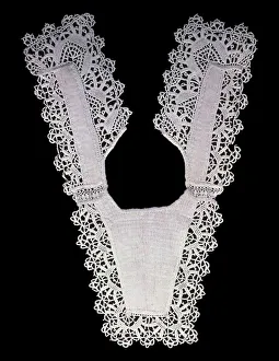 Pleated Prints: Collar, Italy, probably 1750 / 1800. Creator: Unknown