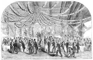 Bidder George Parker Prints: Collation, at the Opening of the Norwegian Trunk Railway, 1854. Creator: Unknown