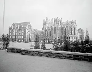 Stone Wall Prints: College of the City of New York, c.between 1910 and 1920. Creator: Unknown