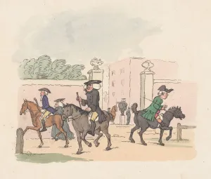 Bunbury Collection: The College Gate, May 1, 1803. May 1, 1803. Creator: Thomas Rowlandson