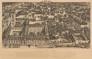 Birds Eye View Prints: College Henri IV, 1864. Creator: Unknown