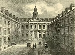 Warwick Lane Gallery: College of Physicians, Warwick Lane. Interior of the Quadrangle, (c1872). Creator: Unknown