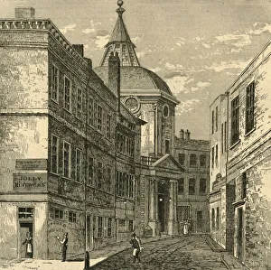Octagonal Prints: The College of Physicians, Warwick Lane, 1868, (1897). Creator: Unknown