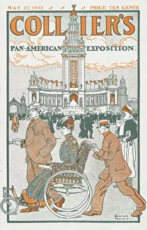 Collier's, Pan-American Exposition, May 25, 1901, Price Ten Cents, c1901. Creator: Edward Penfield