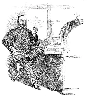 Stocks And Shares Prints: The Colliery Strike and the London Coal Exchange: waiting for clients