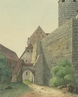 Bavaria Prints: Colmberg Castle, mid-19th century. Creator: Karl Ballenberger
