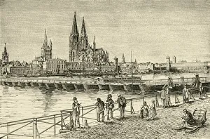 Spire Prints: Cologne, 1890. Creator: Unknown