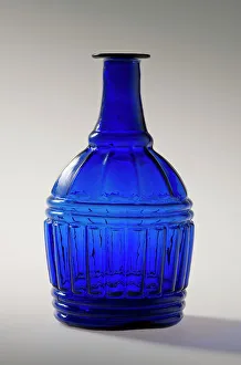 Blown Glass Prints: Cologne Bottle Or Cruet, c1820-40. Creator: Unknown