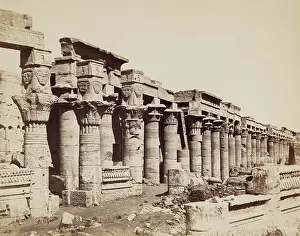 7th Century Bc Prints: Colonade of the Temple of Isis on the Island of Philae