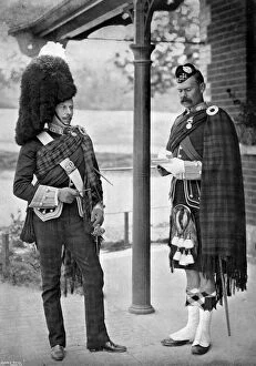 Highlander Gallery: The Colonel of the 1st Battalion Argyll and Sutherland Highlanders, 1896. Artist: Gregory & Co