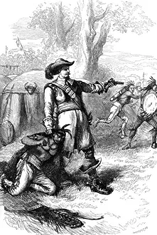 Whymper Prints: Colonel Atherton and the Indians, (c1880). Artist: Whymper