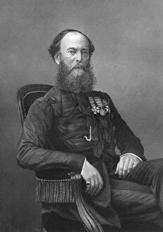 Crimean War 1853 1856 Collection: Colonel Brownrigg, British soldier, 1857. Artist: DJ Pound
