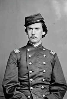 Mustache Gallery: Colonel E. Olcott, US Army, between 1855 and 1865. Creator: Unknown