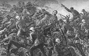 Colonel Galbraith at the Battle of Maiwand, c1880