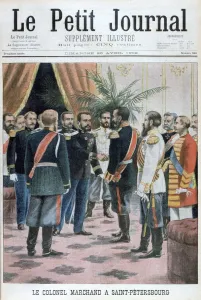 Colonel Marchand Gallery: Colonel Jean-Baptiste Marchand in St Petersburg, Russia, 1902
