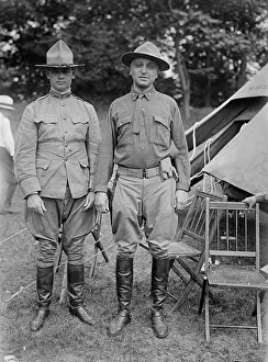Colonel J.R. Howlett, Major G.G. Hollander, 1917. Creator: Bain News Service