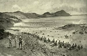 Wright Collection: Colonel Pilchers Attack on Sunnyside Kopje, 1900. Creator: HC Seppings Wright
