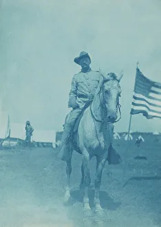 Cyanotypes 1890 1900 Gmgpc Prints: Colonel Roosevelt, Rough Riders