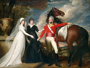 Images Dated 25th February 2021: Colonel William Fitch and His Sisters Sarah and Ann Fitch, 1800 / 1801