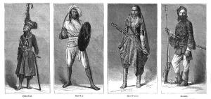 Sikh Prints: The Colonial Exhibition: India, some native types, 1886. Creator: Unknown
