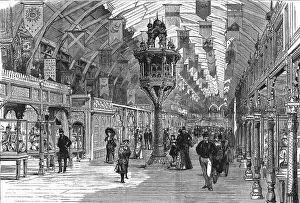 The Colonial Exhibition, Indian section, Middle Court with the Pigeon House, 1886. Creator: Unknown