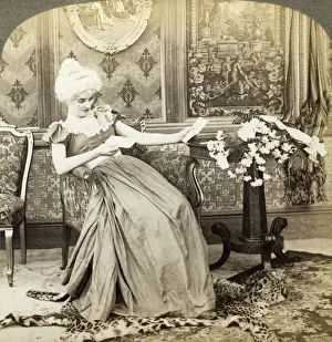 Choosing Gallery: The Colonial Maidens Dilemma, Two Proposals, Which Will be Accepted.Artist: Underwood & Underwood