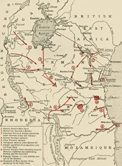 Mumby Frank Arthur Collection: Colonial possessions in East Africa during the First World War, c1916, (c1920). Creator: Unknown