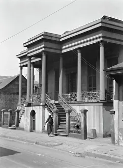 Ironwork Prints: Colonial residence in the Vieux Carre´
