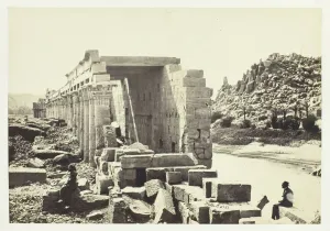 F Frith Co Prints: The Colonnade, Island of Philae, 1857. Creator: Francis Frith