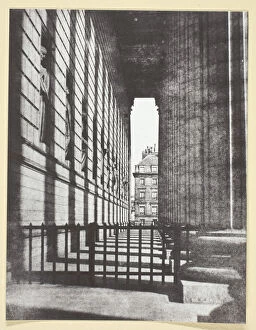 Bayard Hippolyte Gallery: Colonnade de l eglise de la Madeleine, 1842 / 50, printed 1965