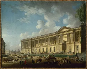 Demachy Pierre Antoine Prints: Colonnade of the Louvre after clearance, c1773. Creator: Pierre-Antoine Demachy