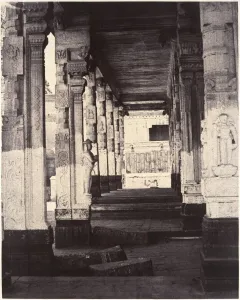 Side Colonnade in the Muroothappa Sarvacar Mundapam, January-March 1858. Creator: Captain Linnaeus Tripe Side Colonnade in the Muroothappa Sarvacar Mundapam, January-March 1858. Creator: Captain Linnaeus Tripe