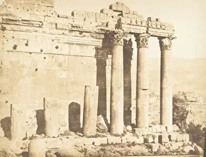 Heliopolis Gallery: Colonnade occidental du Temple de Jupiter, a Baalbek (Heliopolis)