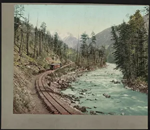 W H Jackson Co Prints: Colorado, Canon of the Rio las Animas, c1899. Creator: William H. Jackson