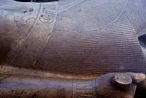 Colossal Prints: Detail from colossal statue of Rameses II, Memphis, Egypt, c13th century BC