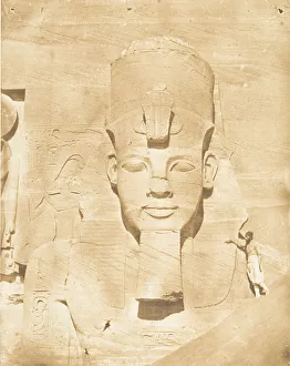 Monumental Prints: Colosse medial du Speos d Phre, a Abousembil, March 29, 1850